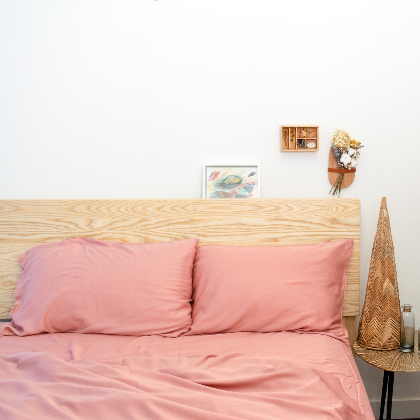 100% Eucalyptus Flat Sheet - Dusty Clay