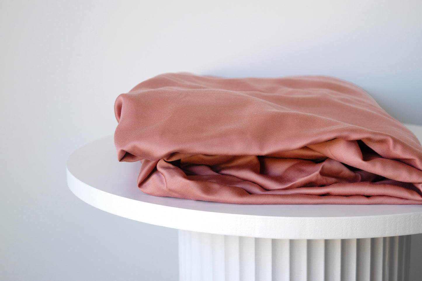 100% Eucalyptus Fitted Sheet -  Dusty Clay