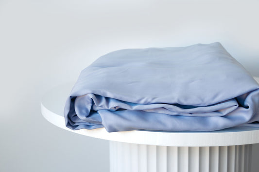 100% Eucalyptus Fitted Sheet - Sky